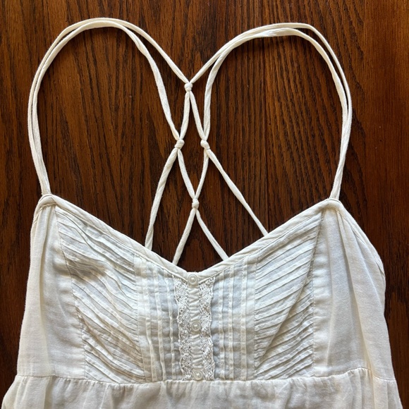 O'Neill Cream Lace Trim Dress - Picture 2 of 9